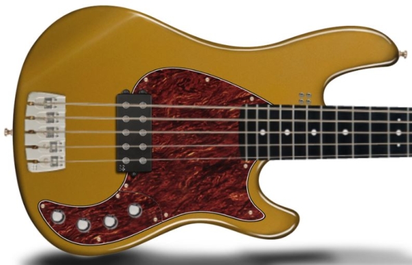 Sandberg California Central 5 Pickguard, Tortoise, 35" Scale